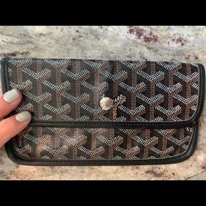 Authentic Goyard Black St Louis Pouch